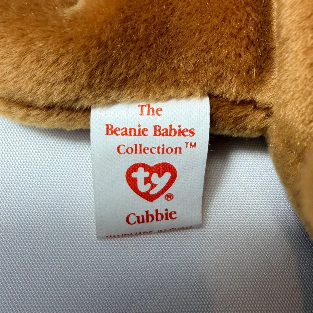 Ty Beanie Babies Patti Platypus Purple Cubbie Bear Brown 1993 Vintage Plush Lot
